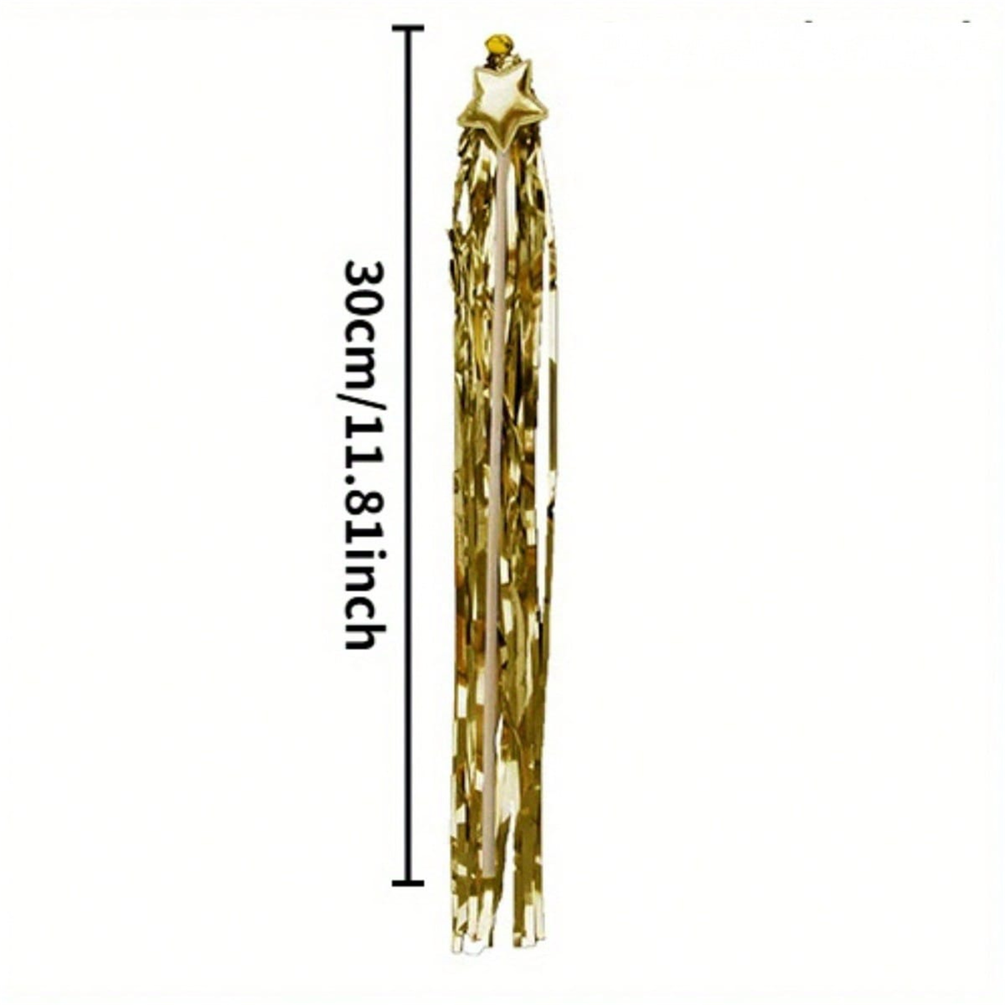 Size reference for Glitter Wedding Ribbon Wands
