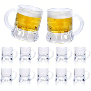 Clear Plastic Mini Beer Glasses for wholesale seasonal & holiday