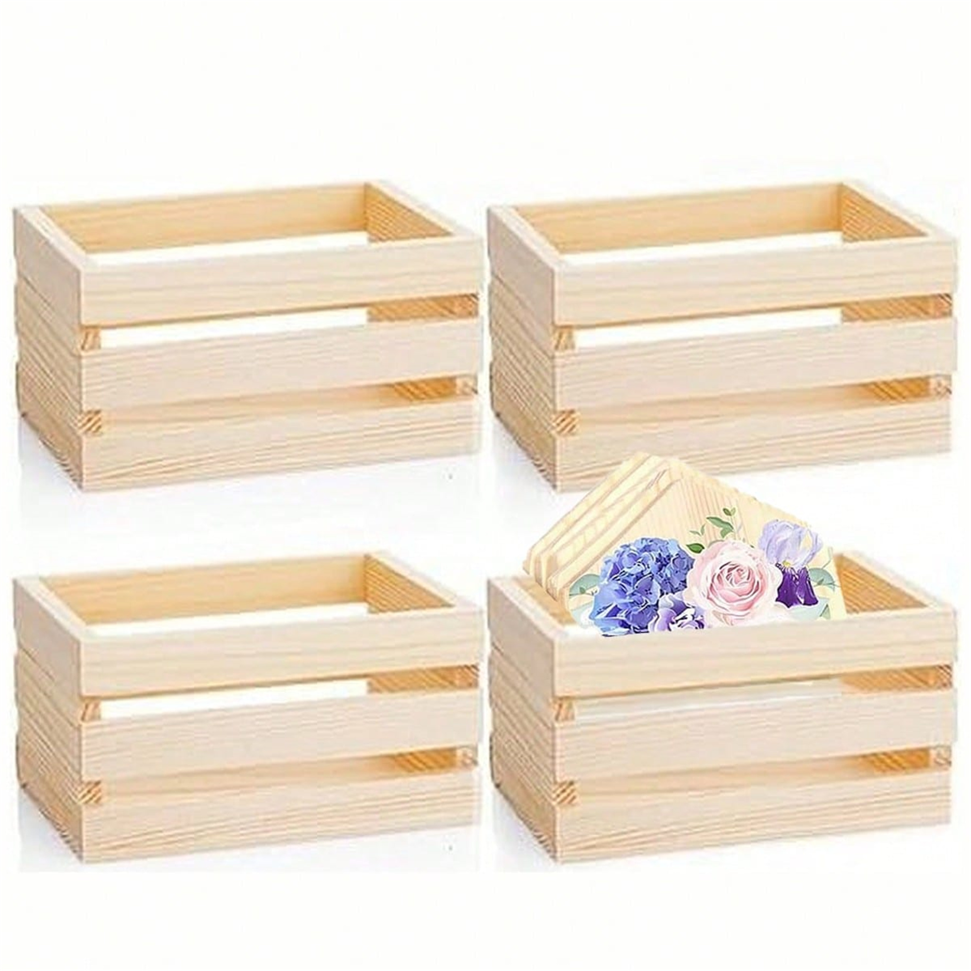 Mini Rustic Wooden Crates for wholesale seasonal & holiday
