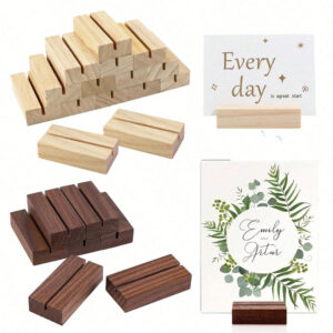 Wood Place Card Holders for wholesale seasonal & holiday